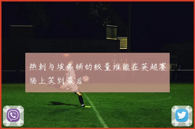 热刺与埃弗顿的较量谁能在英超赛场上笑到最后